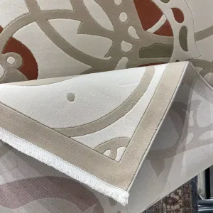 سجاد تركي اندلس J341CC كريم تيرا مقاس 400*500