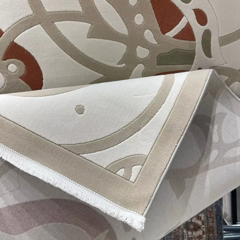 سجاد تركي اندلس J341CC كريم تيرا مقاس 400*500