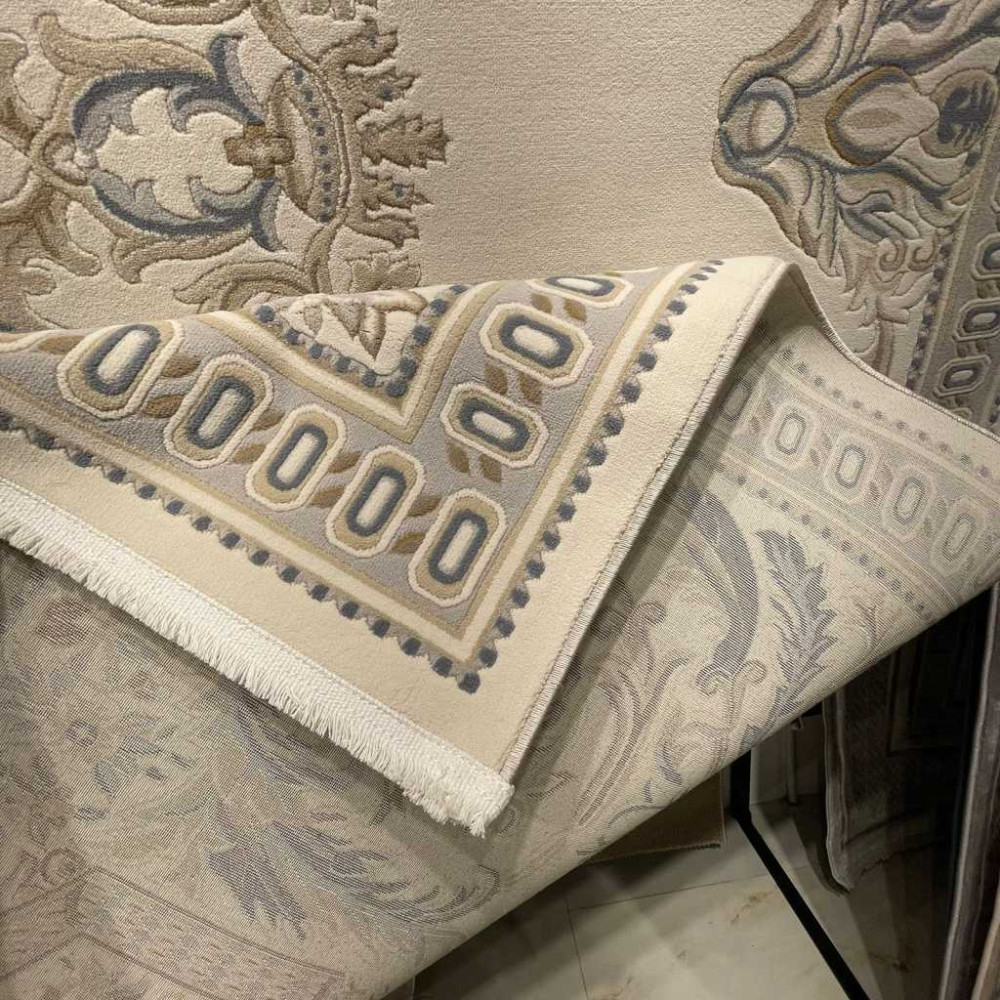 سجاد تركي اندلس J603AG كريم بيج مقاس 200*200