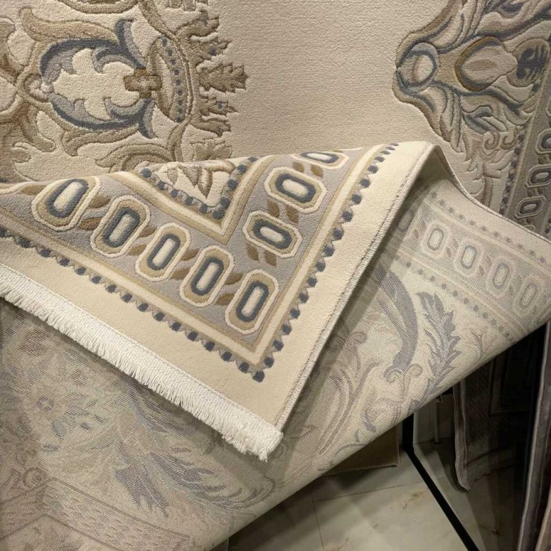 سجاد تركي اندلس J603AG كريم بيج مقاس 200*200