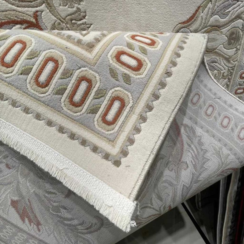 سجاد تركي اندلس J603AG كريم تيرا مقاس 50*80