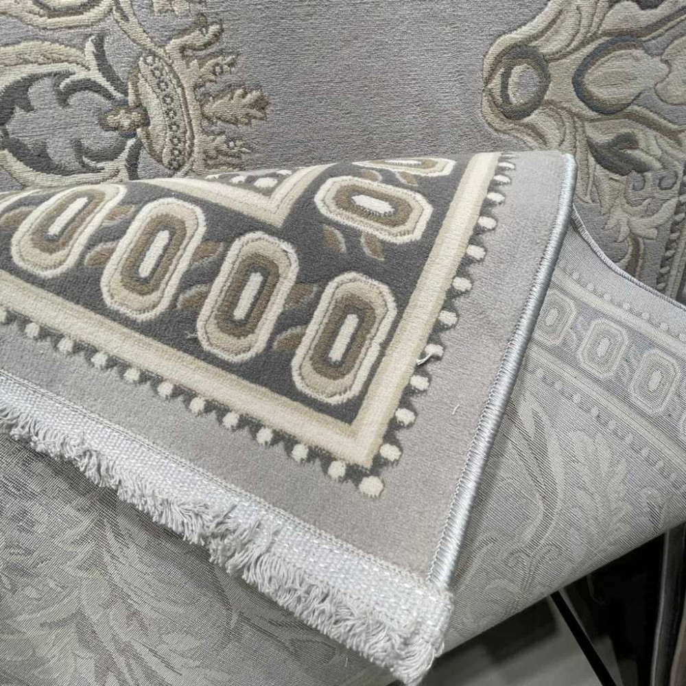 سجاد تركي اندلس J603AG رصاصي مقاس 50*80 سجاد تركي اندلس J603AG رصاصي مقاس 50*80