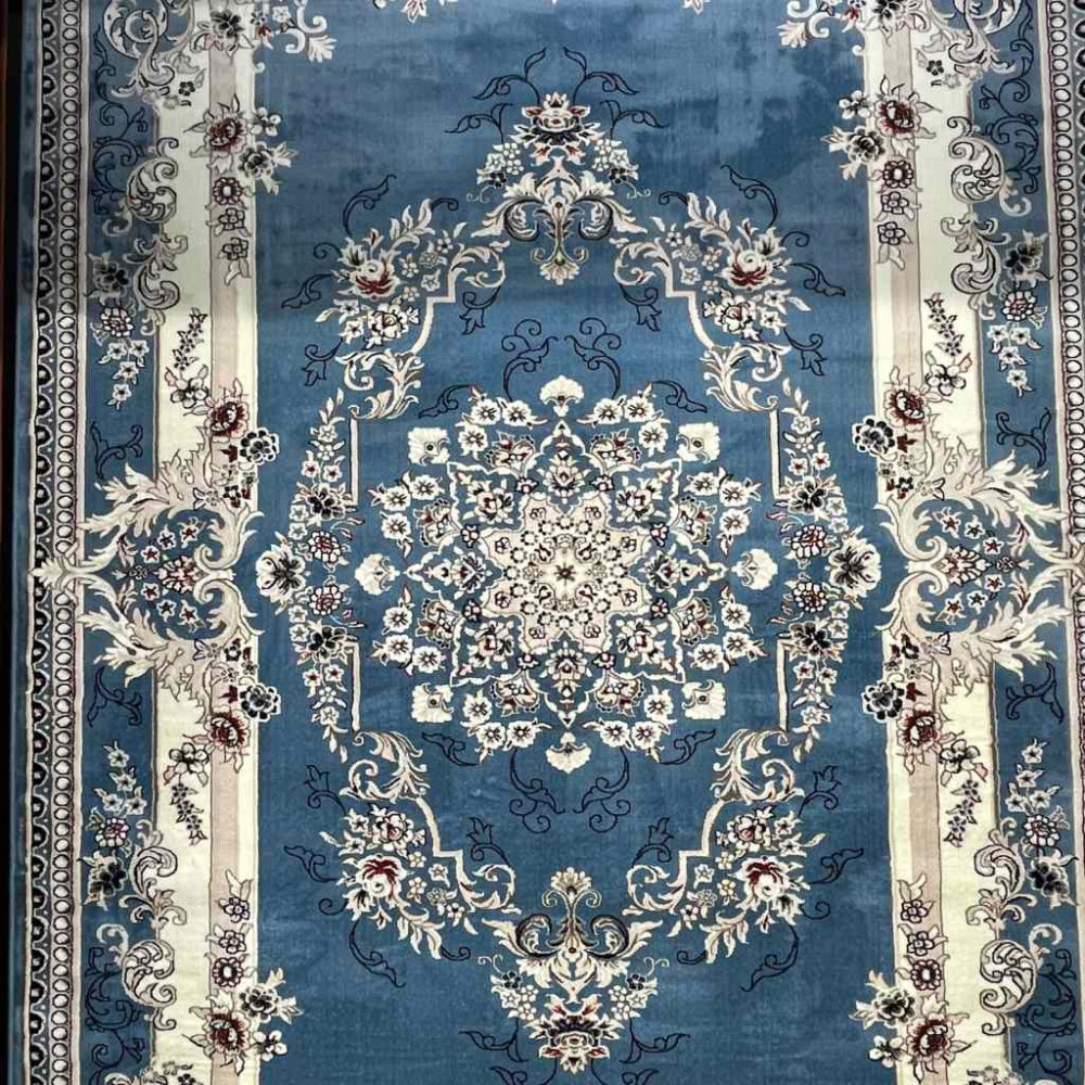 سجاد تركي حرير N232A سماوي مقاس 50*80 سجاد تركي حرير N232A سماوي مقاس 50*80