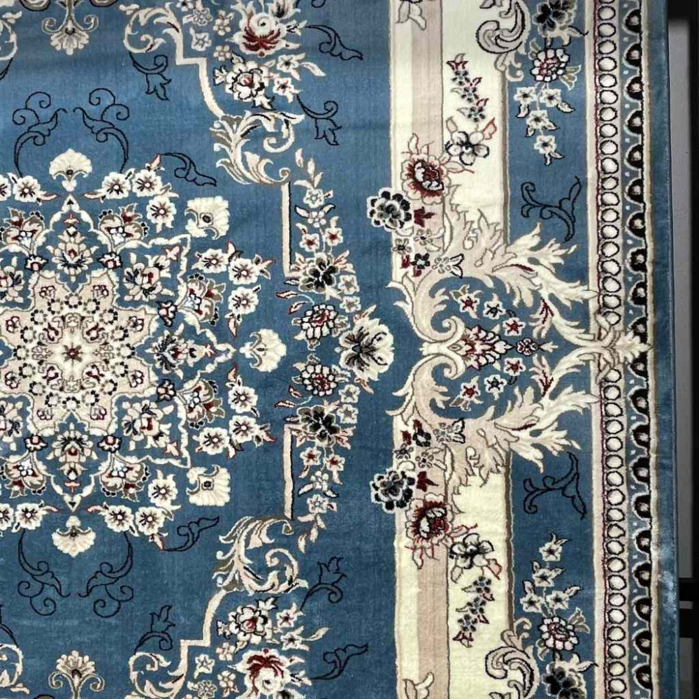 سجاد تركي حرير N232A سماوي مقاس 50*80 سجاد تركي حرير N232A سماوي مقاس 50*80