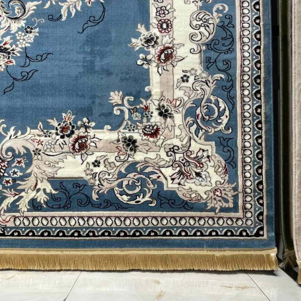 سجاد تركي حرير N232A سماوي مقاس 50*80 سجاد تركي حرير N232A سماوي مقاس 50*80
