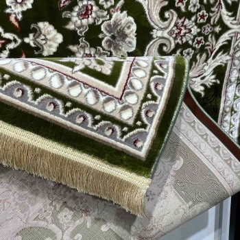سجاد تركي حرير N232A اخضر مقاس 100*200