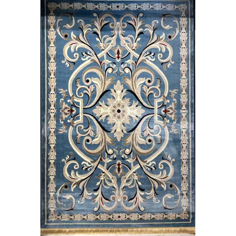 سجاد تركي حرير EH94A سماوي مقاس 200*300