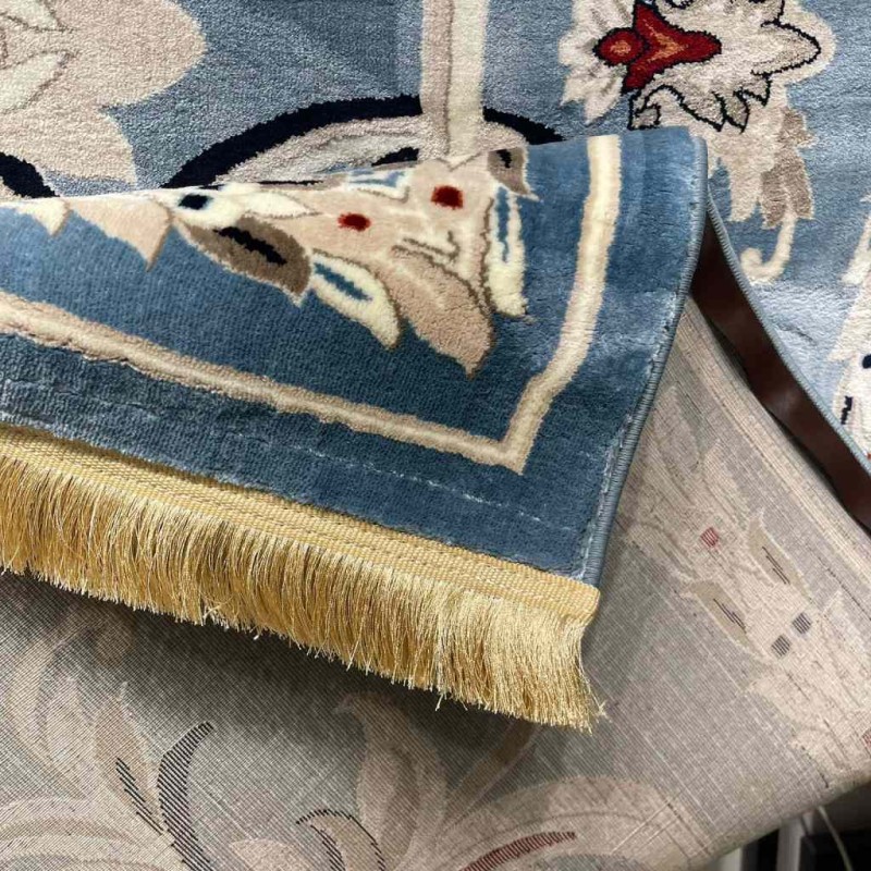 سجاد تركي حرير EH94A سماوي مقاس 200*300