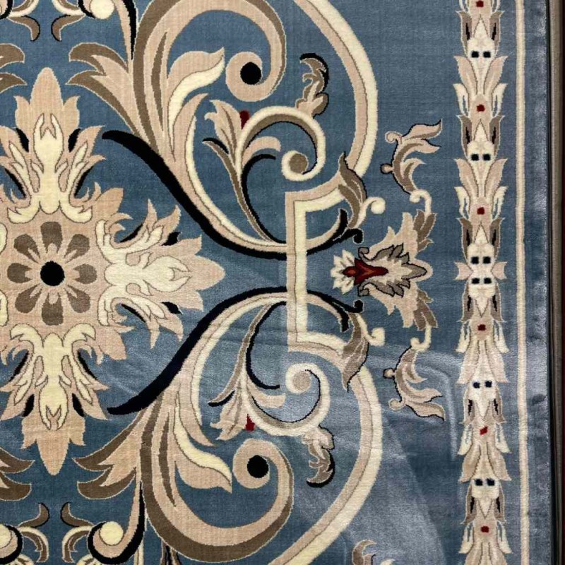 سجاد تركي حرير EH94A سماوي مقاس 200*300