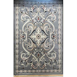 سجاد تركي حرير EH94A رصاصي مقاس 50*80