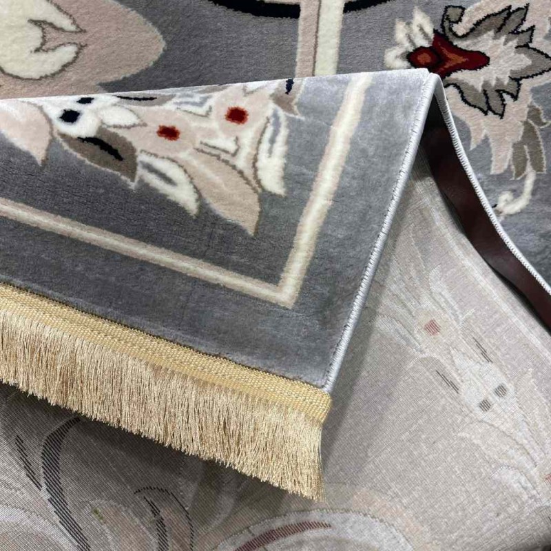 سجاد تركي حرير EH94A رصاصي مقاس 300*400