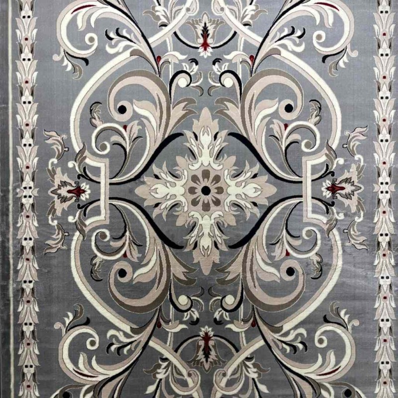 سجاد تركي حرير EH94A رصاصي مقاس 300*400