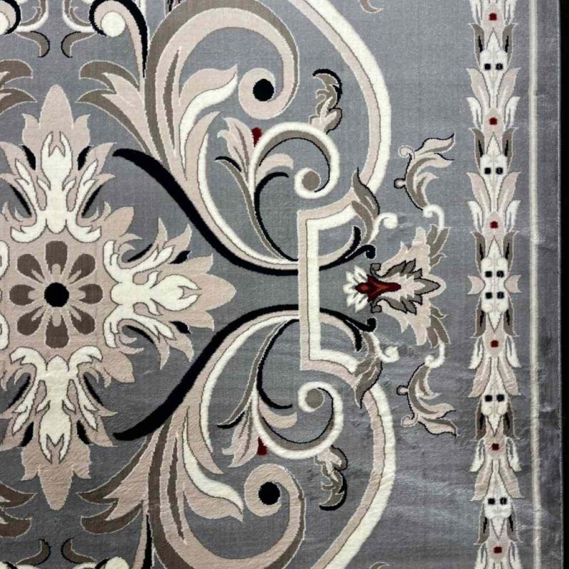 سجاد تركي حرير EH94A رصاصي مقاس 300*400