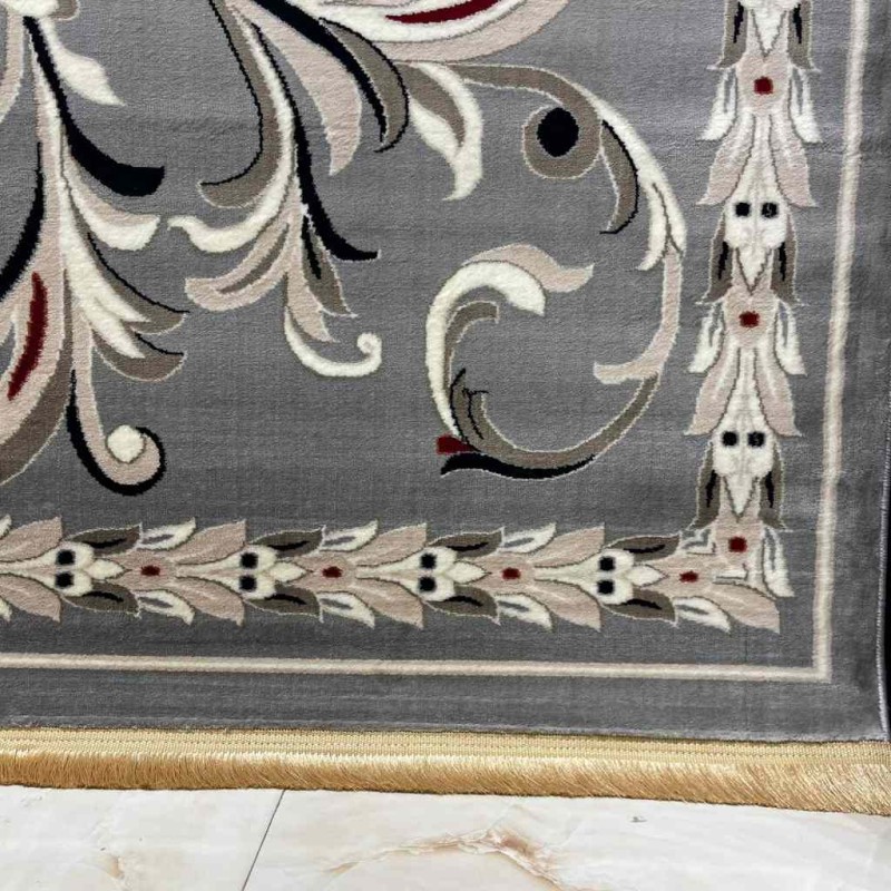 سجاد تركي حرير EH94A رصاصي مقاس 300*400