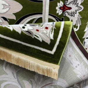 سجاد تركي حرير EH94A اخضر مقاس 400*600