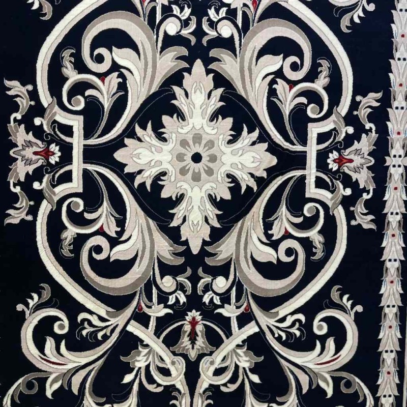 سجاد تركي حرير EH94A كحلي مقاس 200*300