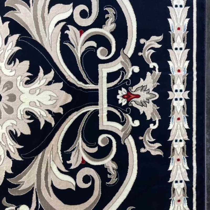 سجاد تركي حرير EH94A كحلي مقاس 200*300