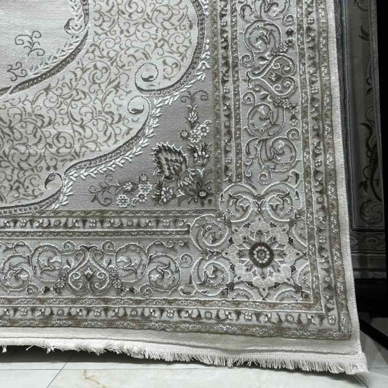 سجاد تركي قوقاز 01013E كريم مقاس 50*80
