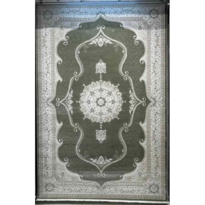 سجاد تركي قوقاز 01013E اخضر مقاس 300*400