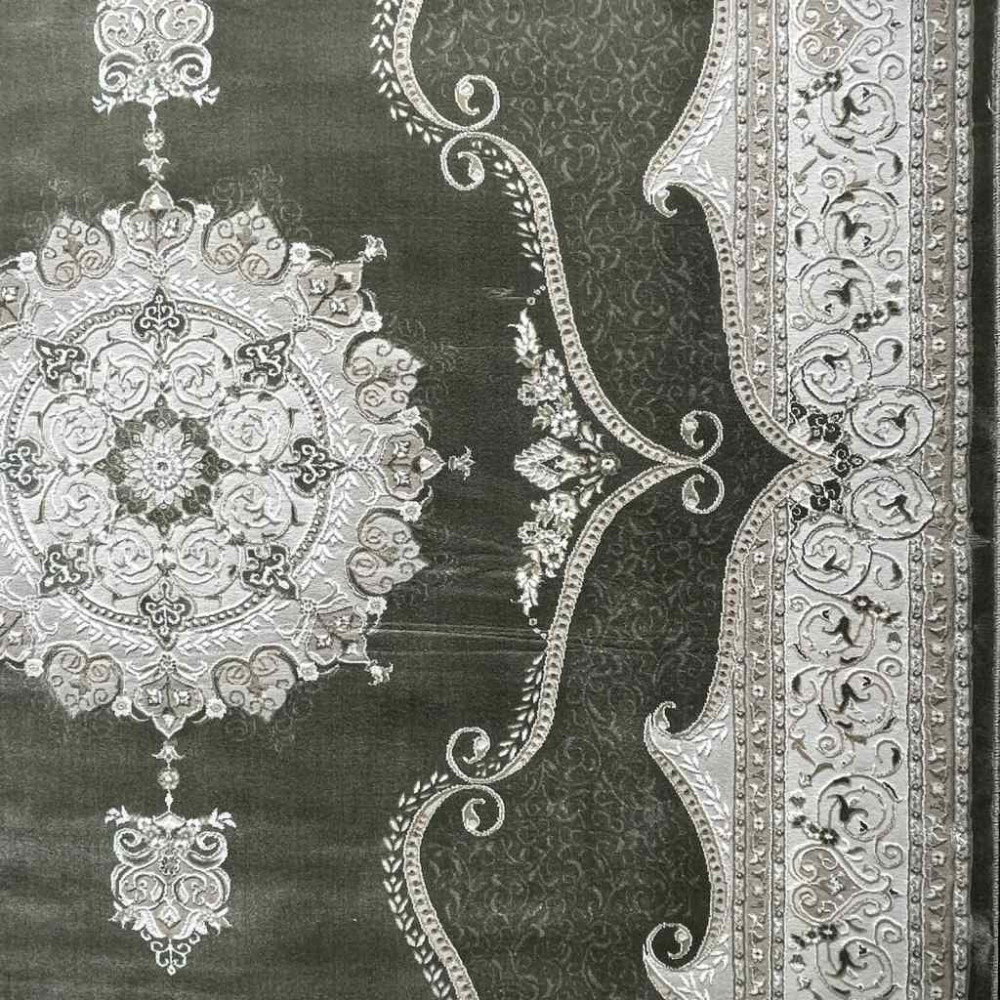 سجاد تركي قوقاز 01013E اخضر مقاس 50*80