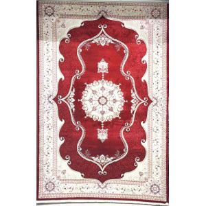 سجاد تركي قوقاز 01013E احمر مقاس 400*600