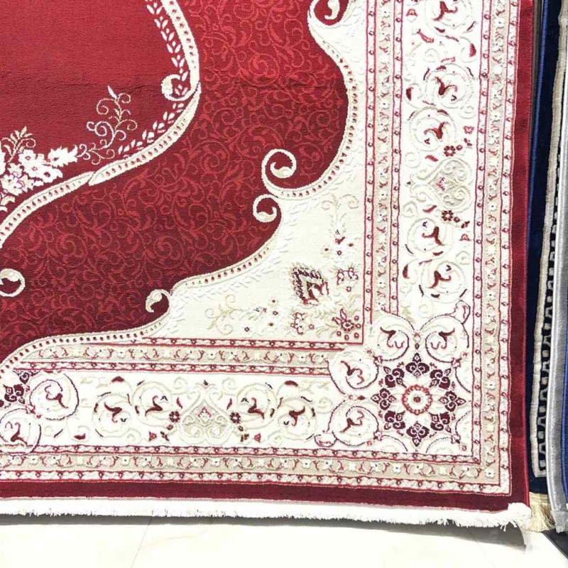 سجاد تركي قوقاز 01013E احمر مقاس 80*150