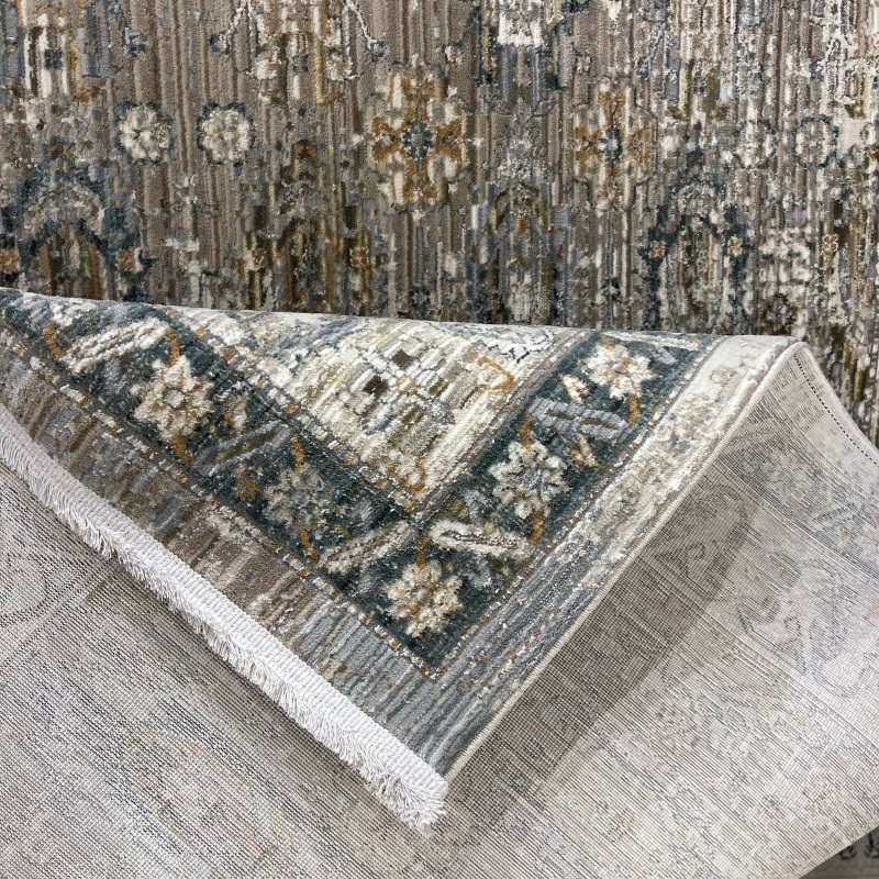سجاد بوهيمي تركي مراكش P0119A بيج كريم مقاس 250*350