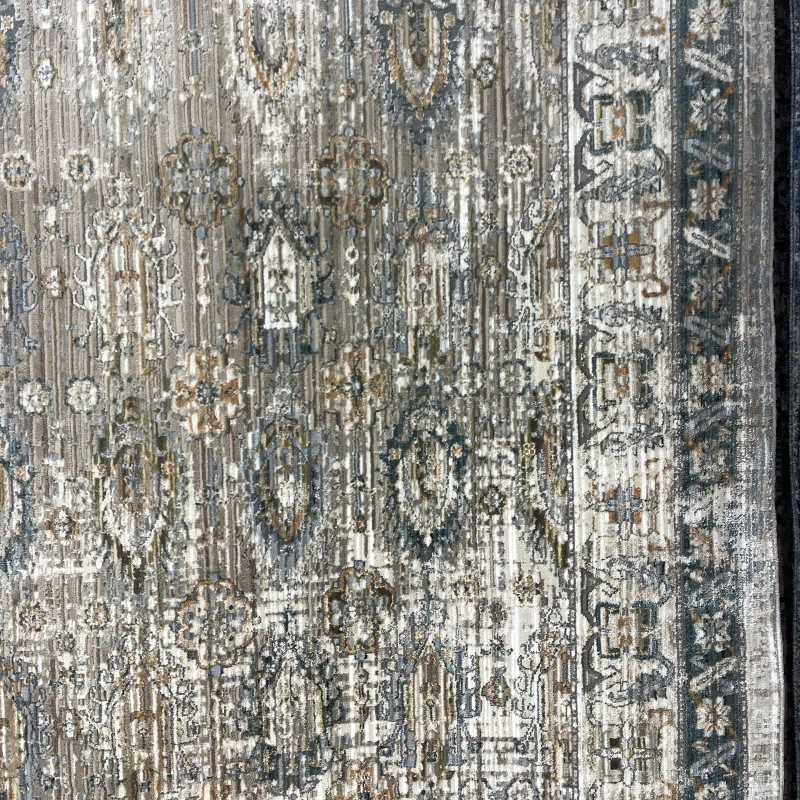 سجاد بوهيمي تركي مراكش P0119A بيج كريم مقاس 250*350