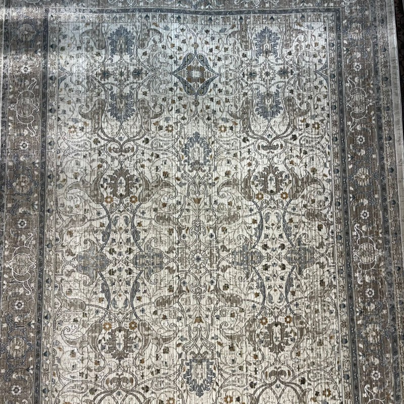 سجاد بوهيمي تركي مراكش OM24KC بيج ابيض مقاس 100*300