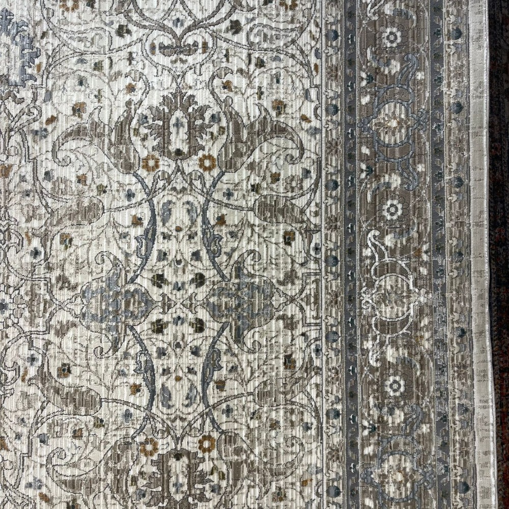 Turkish Bohemian Marrakech Rug OM24KC beige White Size 120*170