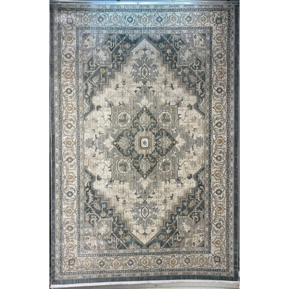 Turkish Bohemian Marrakech Rug F0560A blue white Size 150*220