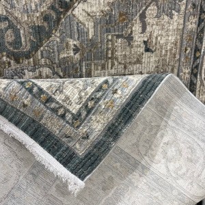 Turkish Bohemian Marrakech Rug F0560A blue white Size 150*220