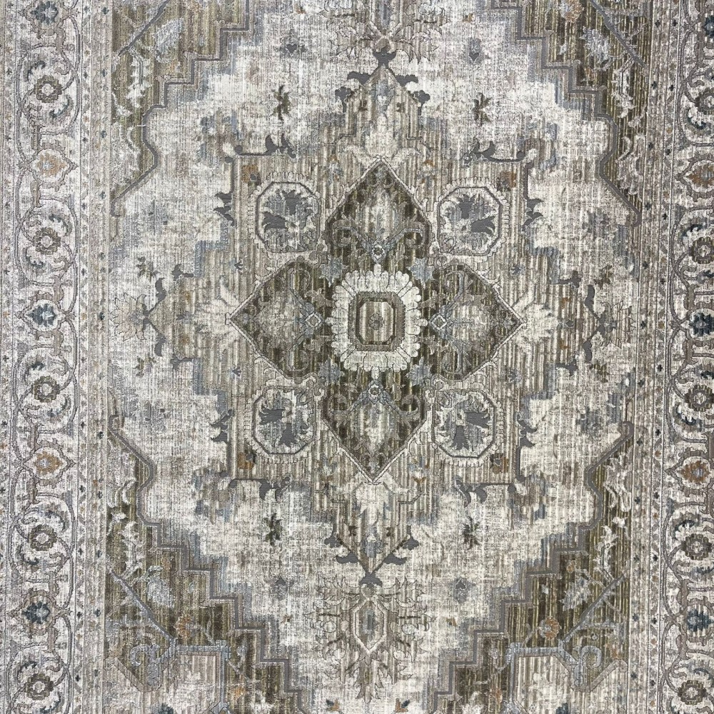 Turkish Bohemian Marrakech Rug F0560A creen white Size 120*170