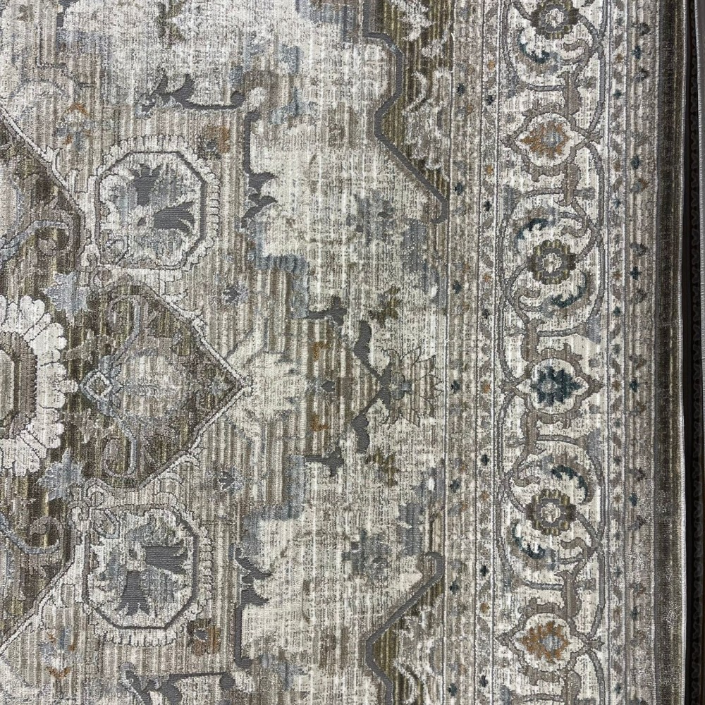 Turkish Bohemian Marrakech Rug F0560A creen white Size 120*170