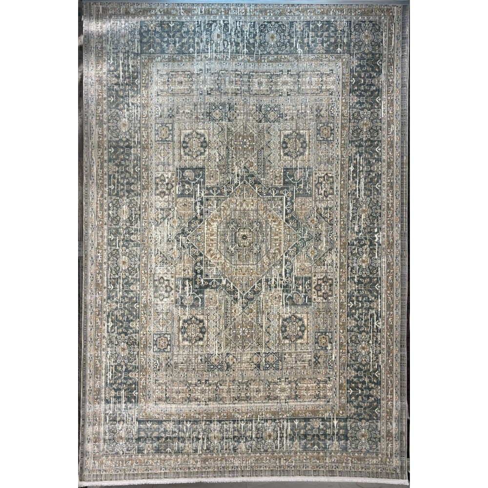 Turkish Bohemian Marrakech Rug X0752A white blue Size 120*170 Turkish Bohemian Marrakech Rug X0752A white blue Size 120*170