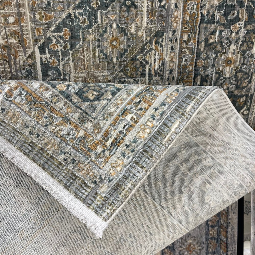 Turkish Bohemian Marrakech Rug X0752A white blue Size 120*170 Turkish Bohemian Marrakech Rug X0752A white blue Size 120*170