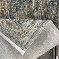 Turkish Bohemian Marrakech Rug X0752A white blue Size 120*170 Turkish Bohemian Marrakech Rug X0752A white blue Size 120*170