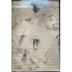 سجاد تركي برل 42816A كريم سماوي مقاس 150*220