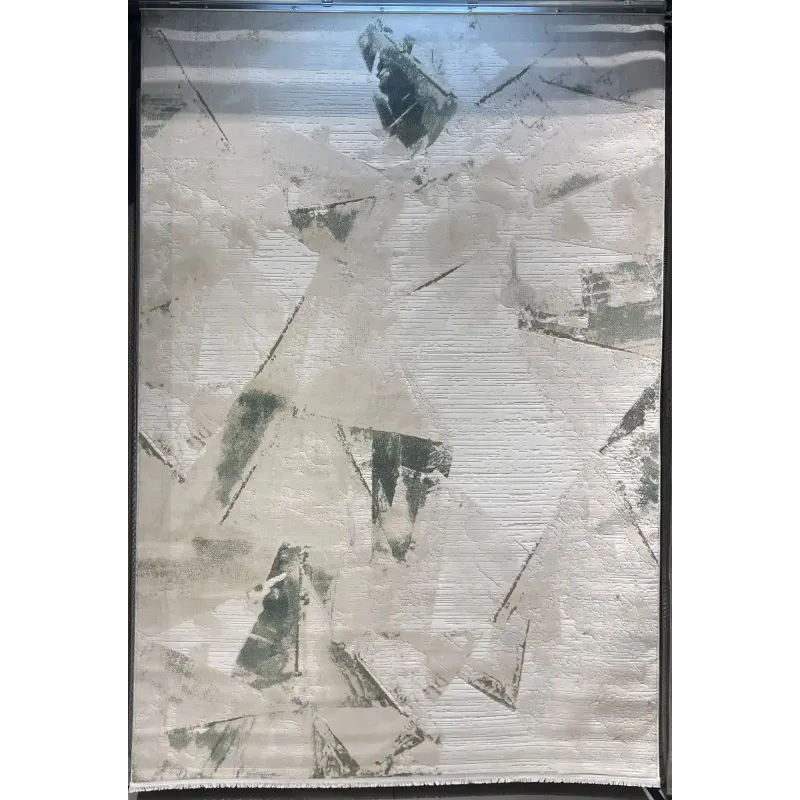 سجاد تركي برل 42816A كريم اخضر مقاس 200*300