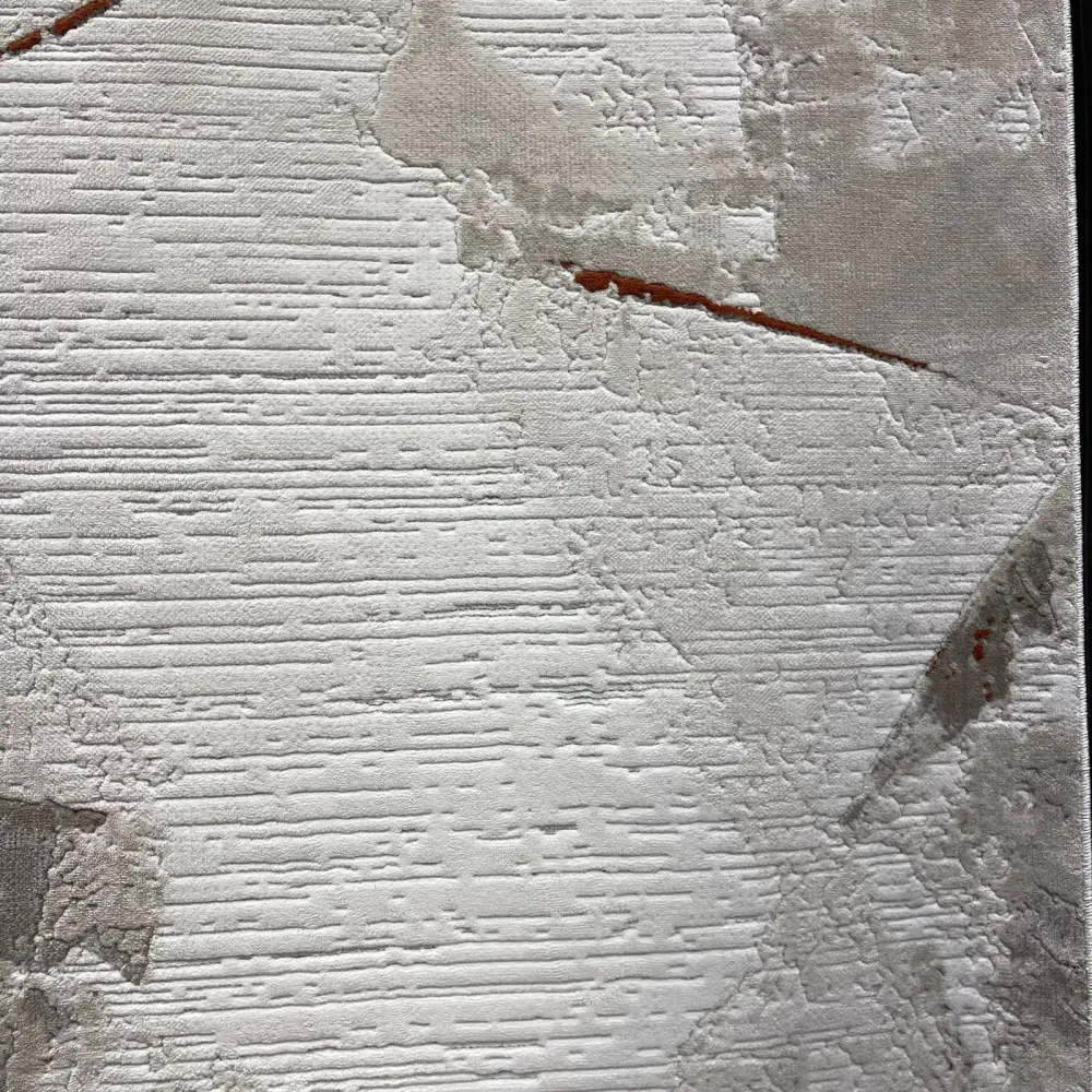 سجاد تركي برل 42816A كريم تيرا مقاس 50*80 - سجاد مودرن