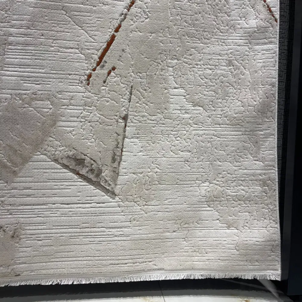 سجاد تركي برل 42816A كريم تيرا مقاس 50*80 - سجاد مودرن