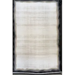سجاد تركي برل 42818A كريم اسود مقاس 300*400