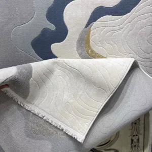 سجاد تركي برل 42819A كريم اخضر مقاس 50*80