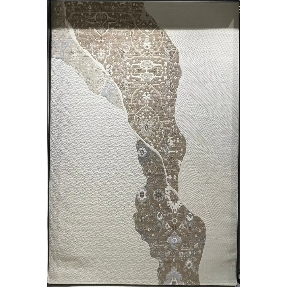 سجاد تركي محتشم 0113A كريم بيج مقاس 50*80
