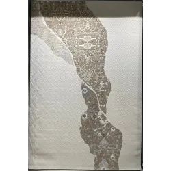 سجاد تركي محتشم 0113A كريم بيج مقاس 50*80