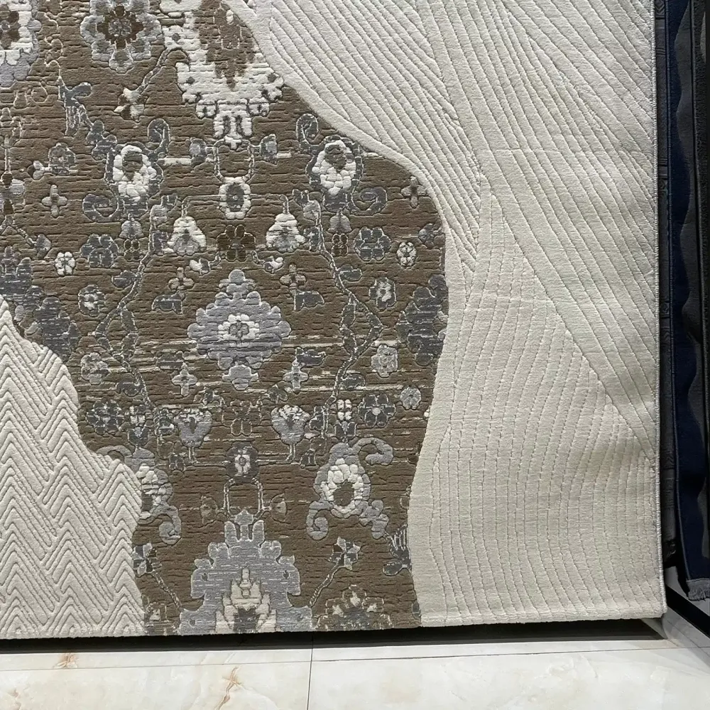 سجاد تركي محتشم 0113A كريم بيج مقاس 50*80