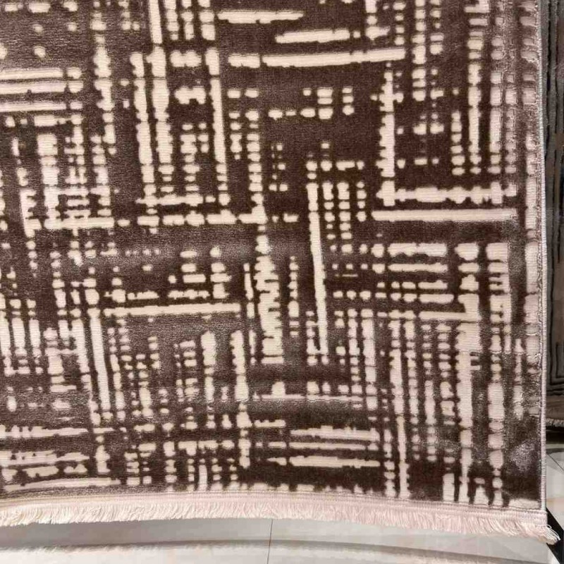 سجاد تركي مودرن فندقي نوفيكس 40385B بيج مقاس 50*80