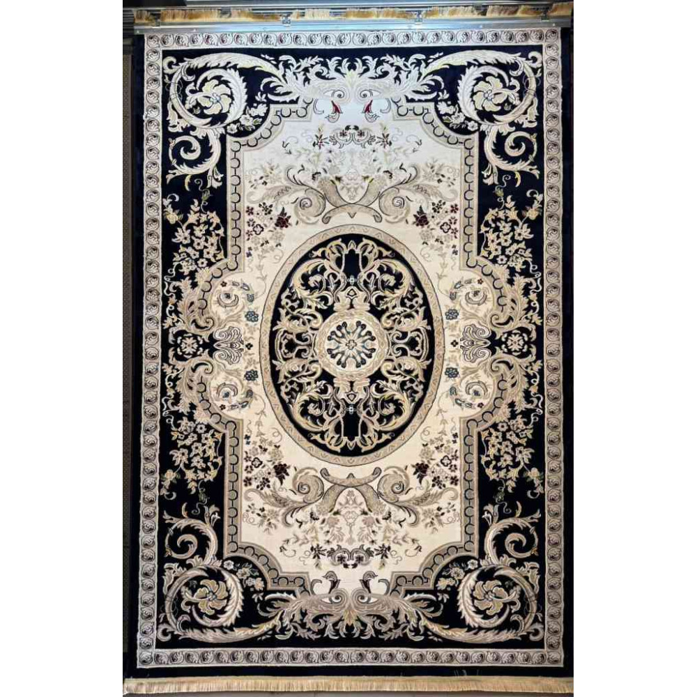 سجاد تركي سوبر انتيك كلاسيك سميك ناعم كحلي مقاس  100*200