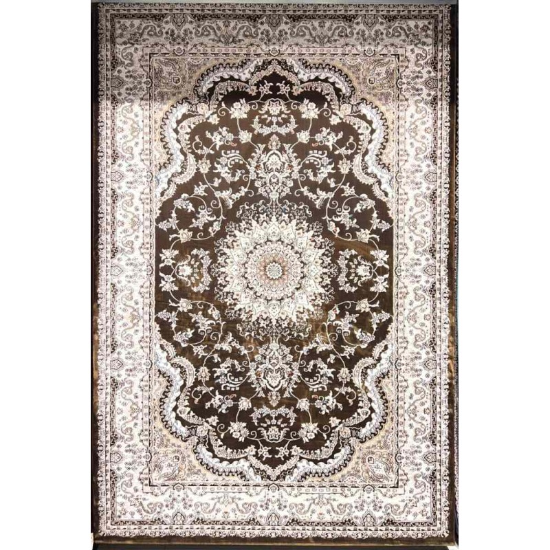 سجاد تركي سوبر شيراز P7242 شوكليت بني مقاس 500*600