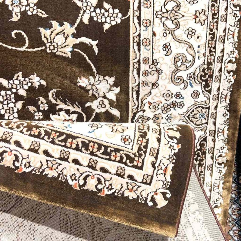 سجاد تركي سوبر شيراز P7242 شوكليت بني مقاس 500*600